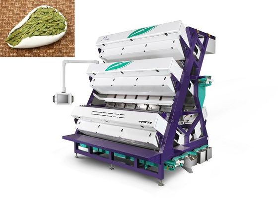 Τεχνολογία AI Variable Light Control Tea Sorter Εξαιρετικά χαμηλή κατανάλωση αέρα